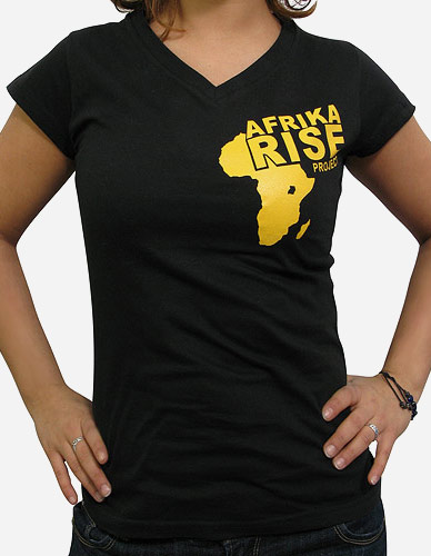Afrika Rise Lion Tee Hellblau