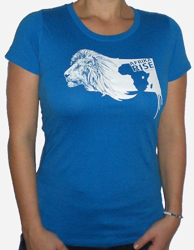 Lion Tee Hellblau für Frauen